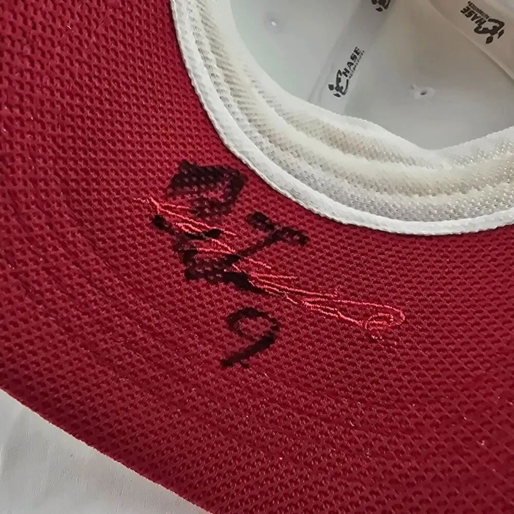 NASCAR Dodge Ram Hat Cap Kasey Kahne #9 Fitted Stretch Chase Authentics White